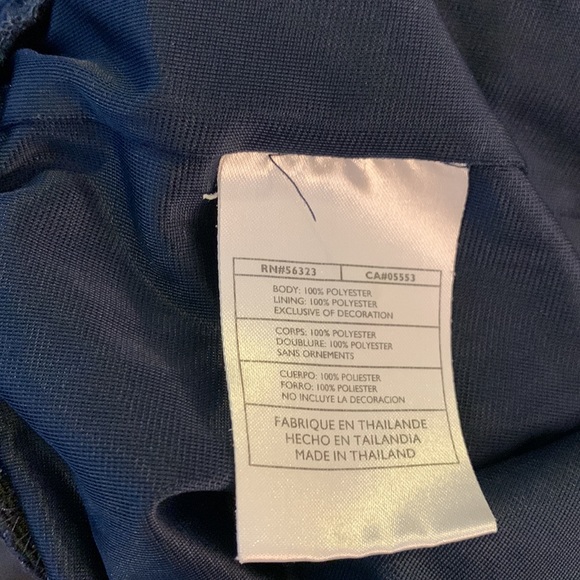 Nike Mens Medium Basketball Gym Shorts Navy Blue Used in Good Condition - Picture 4 of 4